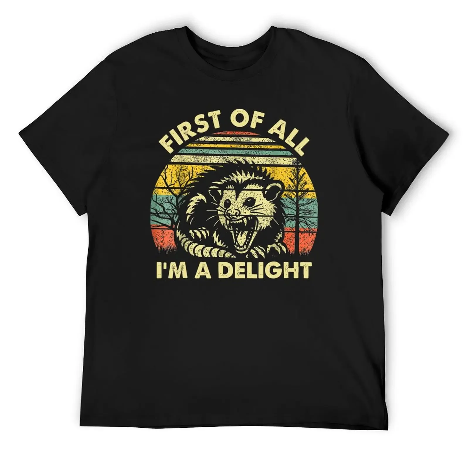 First Of All I'm A Delight T-Shirt anime figures plus size clothes shirts graphic tees blue archive men t shirts high quality