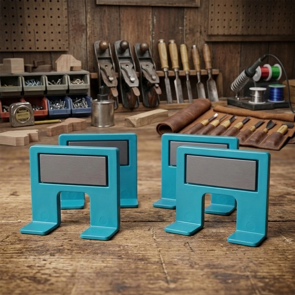 Hinge Alignment Tool for Cabinet Doors Featuring Magnetic Hold and Compatibility with Most 35mm Cup Hinge Models