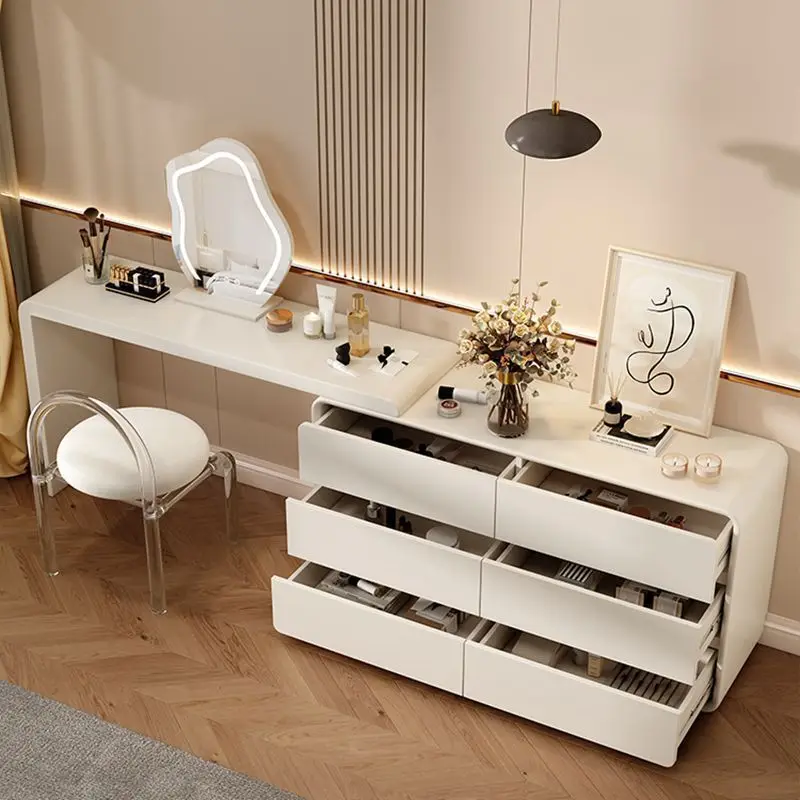 Commode crème vent bois massif chambre commode seau