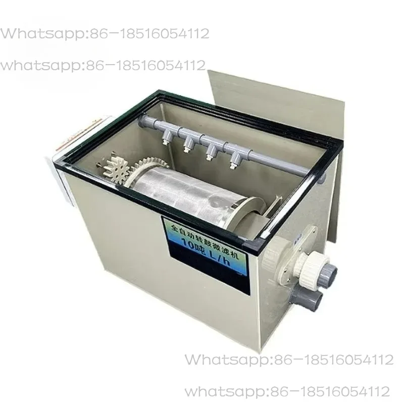 Factory Price 30m3/H Microporous Drum Filter Customized 8000Gph Rotary Drum Filter for Aquaculture Fish Ponds