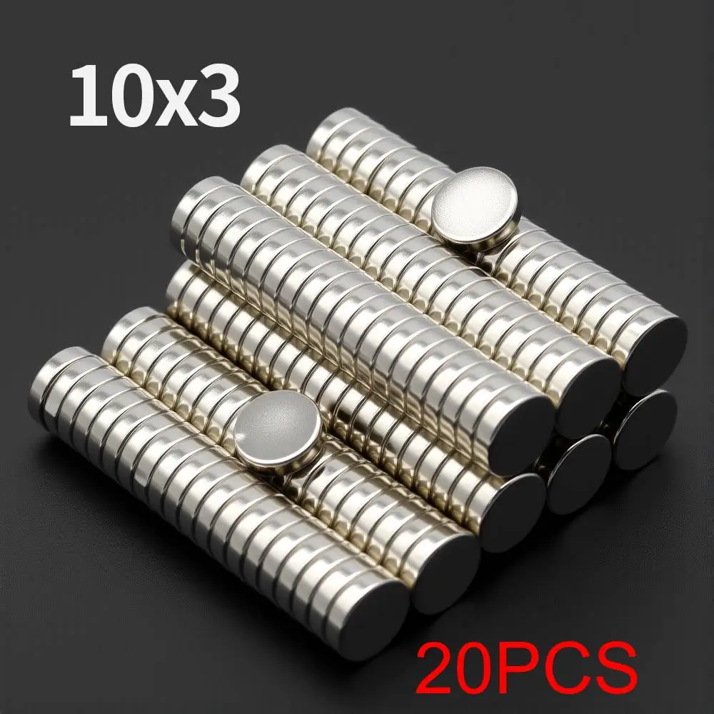 10x3mm Leistungsstarker Neodym-Magnet N35 NdfeB Permanentmagnet imanes Runde superstarke Kühlschrankmagnete DIY