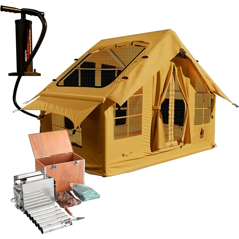 Air Inflatable Camping Tent House 4 Season Glamping Outdoor Tents for Camping