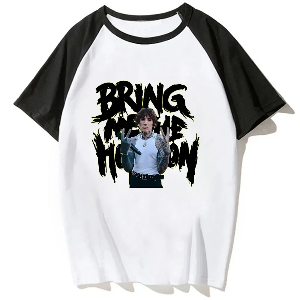 Bring Me the Horizon top tees women summer funny manga tshirt vintage y2k Retro meme Psychedelic