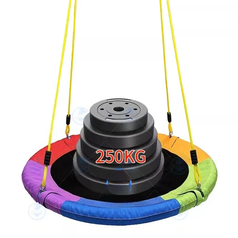 

Spring outing outdoor round Oxford cloth outdoor courtyard hanging chair bird's nest swing indoor baby family interactive swing