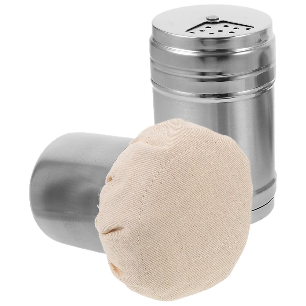 1Set Stainless Steel Pancake Oil Applicator Seasoning Jar Set Multi-Functional Wear-Resistant Kitchen Oil Spreader for Home