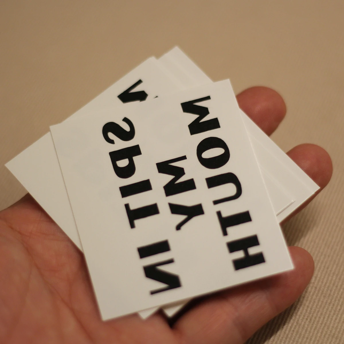 My Mouth English Letter Hotwife Cuckold Temporary Tattoos, Adult Waterproof Sticker.