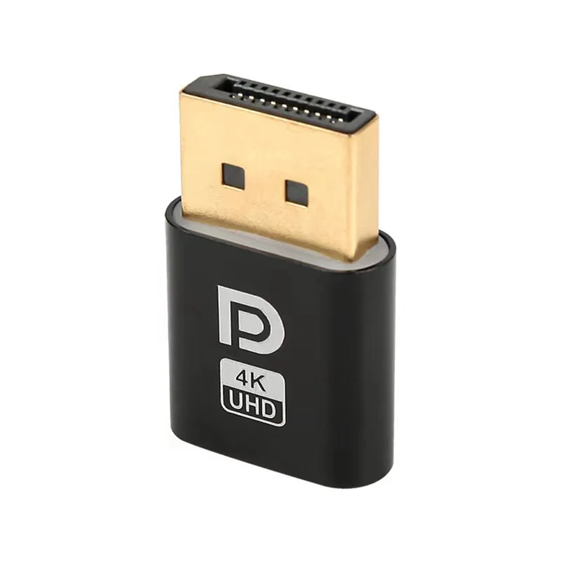 4K Displayport manekin Plug DP wirtualny Adapter wyświetlacza EDID Emulator bezgłowy duch dla karta wideo PC