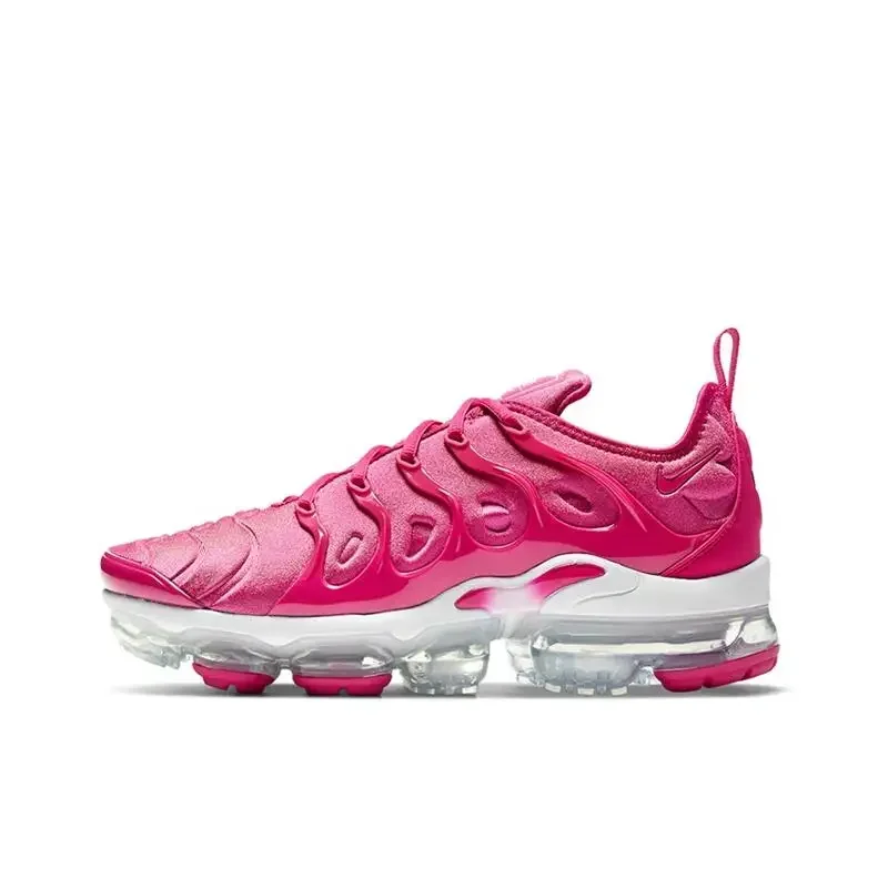 Nike Air Vapormax Plus TN Rose Red  Air Cushion Lightweight Fashion Women Sports Running Shoes Anti Slip Walking Sneakers