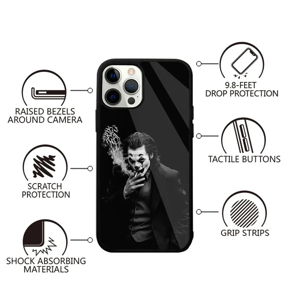 Happy F-Face J-JokerS-S Phone Case For iPhone 15,14,13,12,11,Plus,Pro,Max Mini Magsafe Magnetic Wireless Charging