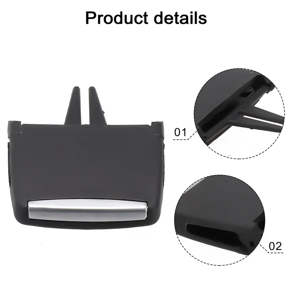 1pc Car Air Conditioning Outlet Adjustment Buckle Black Slide 31366914 For Volvo XC90 2019 2020 2021 2022 2023