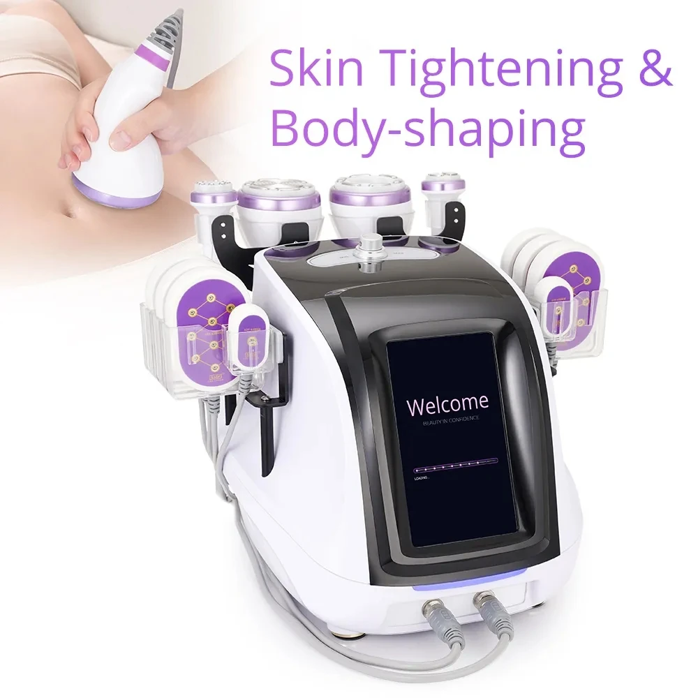 S Shape 30K Cavitation and Radiofrequency Machine Professional Vacuum RF Body Sculpting Facial Care Machine for Salon Spa