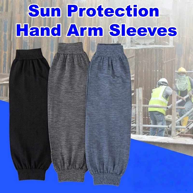 Sun Protection Hand Arm Sleeves Summer UV Protection Hand Cover Construction Site Sunscreen Arm Cover Outdoor Sun Protection