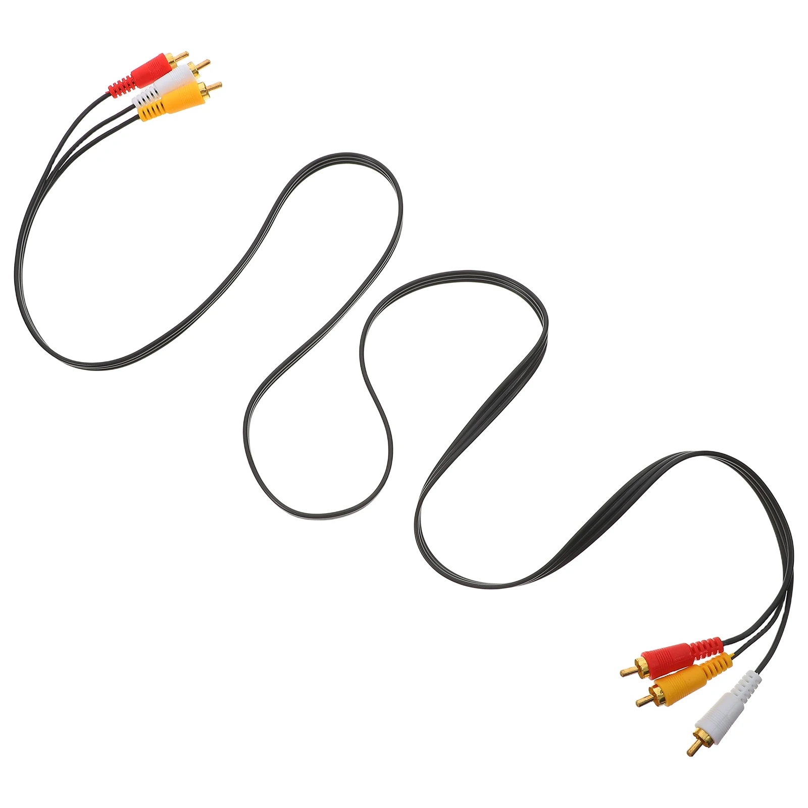 

Audio Cable 3RCA to 3 5mm Gold Plated Plug 1 5M for Computer CD DVD MP3 Audio Video Equipment Lossless Signal Transmission