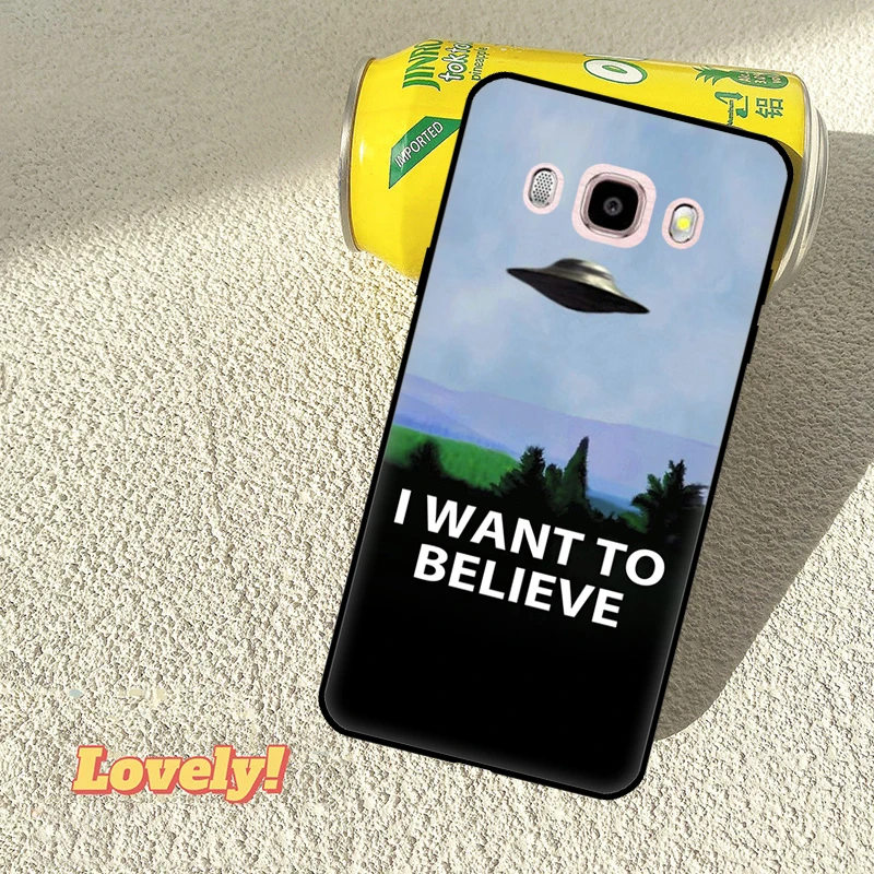 The X Files I want to believe Phone Case For Samsung Galaxy J5 J3 J7 A5 J1 2016 2017 J2 Core J8 A9 J4 J6 A6 A8 Plus 2018