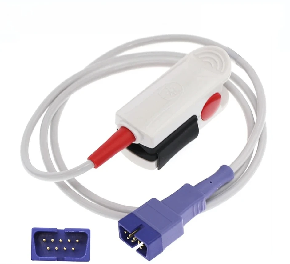 DB9 Needle Split Clip Oximeter Probe Suitable for N560/GE Monitors & H100 Oximeter