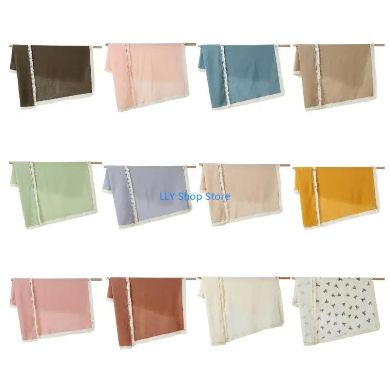 

T8UD Baby Swaddle Blanket Cotton Lightweight Nursery & Stroller Blanket for Babies