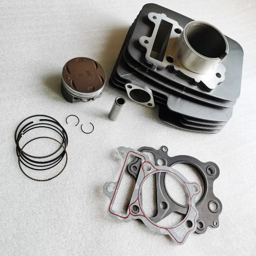 Kit de cilindro de motor de motocicleta con pasador de pistón y juntas de 54mm de diámetro para Benelli BJ125-3E TNT125 TNT135 TNT 125 135 154FMI-7