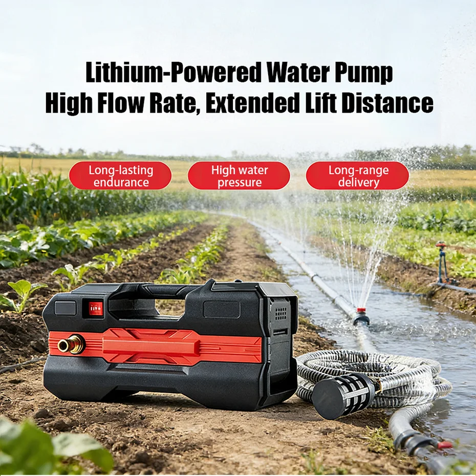 

21V Lithium Pump Vegetable Field Watering Pump Agricultural Irrigation Outdoor Waterer for Makita Battery