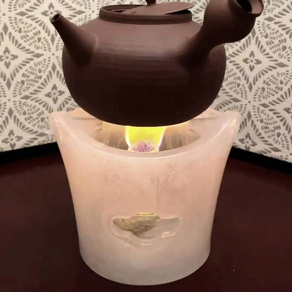 

Premium Crystal Incense Furnace Candle Essential Oil Heating Water Oven Colored Glaze Living Room Thermal Tea Table Ornament