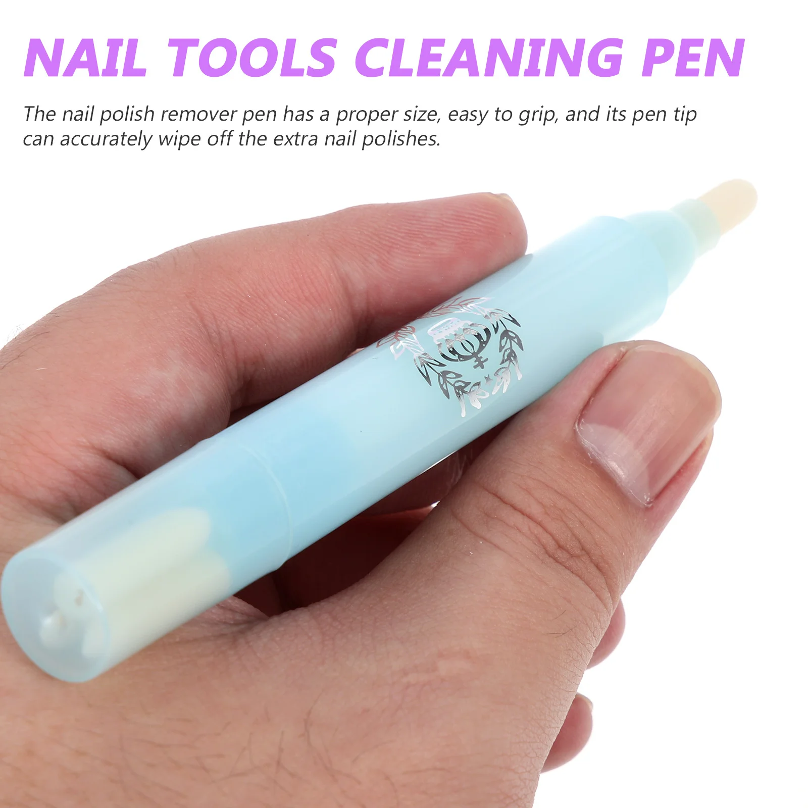 6 stücke Polish Remover Stift 2 In 1 Nail art Korrektur Werkzeug Für Saubere Kanten Maniküre Versorgung Nagel Kanten Reinigung stifte