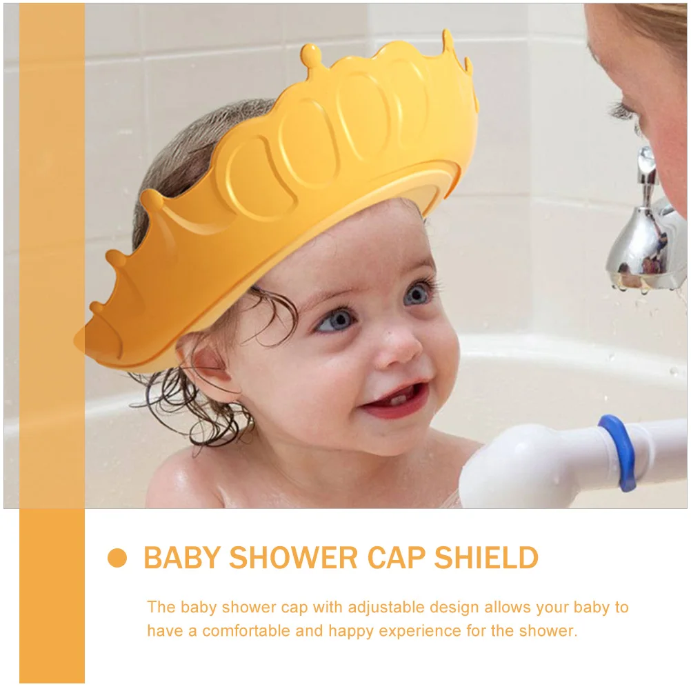 

2 Pcs Shower Cap Infant Hair Washing Visor for s Hat Polypropylene (pp) Shampoo Shield Caps