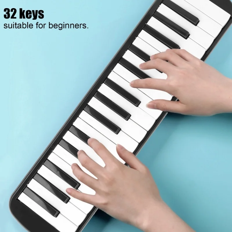 IRIN Melodica 32 Key Wind Musical Instrument Suitable For Beginner Practice Bag