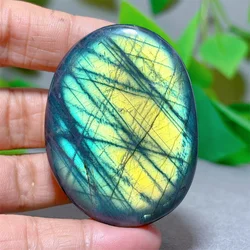 Labradorite Palm Crystal Natural Quartz Stone Minerals Reiki Craft Home Decoration Gifts Energy Healing Meditation Spiritual