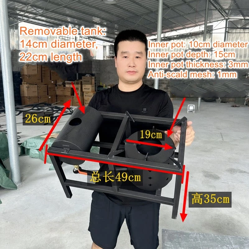 2025 New Waste Oil Furnace Livestock Farm Furnace Outdoor Heating Stove Gasification Furnace Combustion Furnace