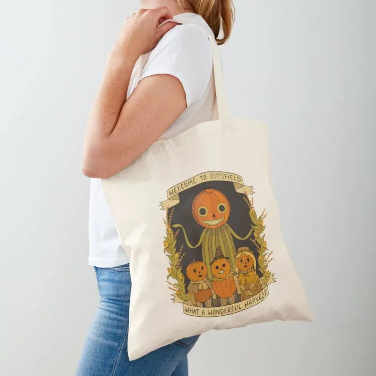 Welcome to Pottsfield, What a Wonderful Harvest Tote Bag Handbags women Woman shopper bag women bag