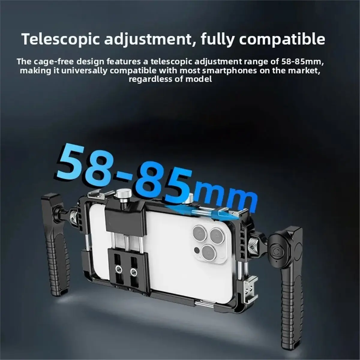 Mobile Phone Cage Plastic Photography Expansion Bracket Universal Outdoor Live Broadcast Handheld Stabilizer