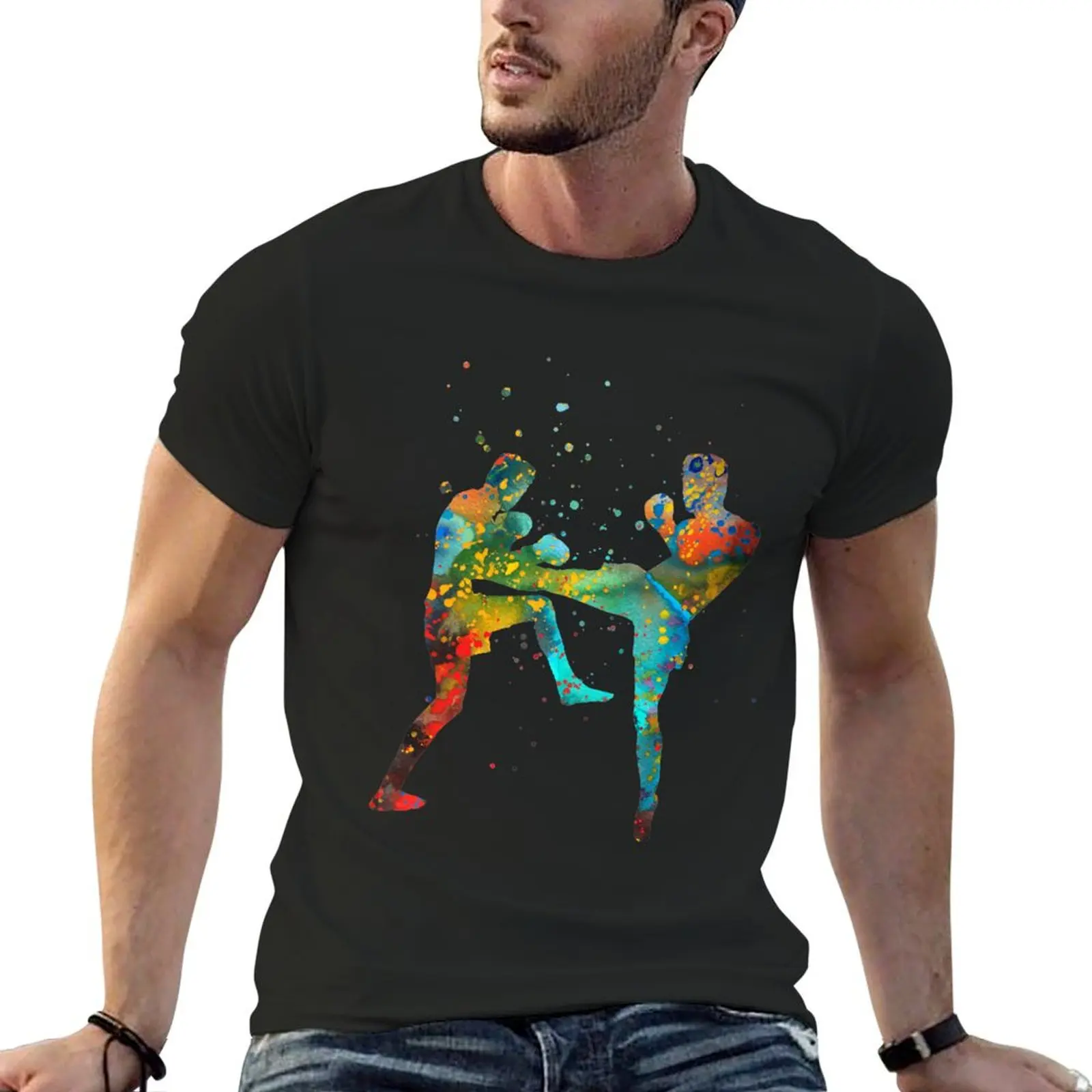 Man muay thai boxing, muay thai boxing man T-Shirt tops anime clothes for a boy workout shirts for men