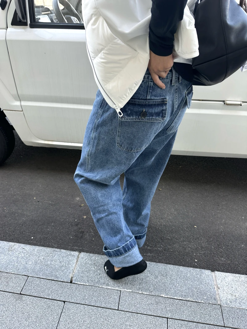 

Женские джинсы Waed Blue прямого кроя, повседневные, винтажные, с завышенной талией, осенние, модные, премиум-качество