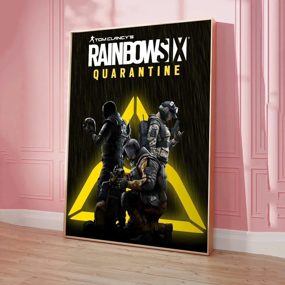 Clancy\'s Rainbow Six Siege Game Classic Vintage Posters Whitepaper Prints Posters Artwork Kawaii Room Decor