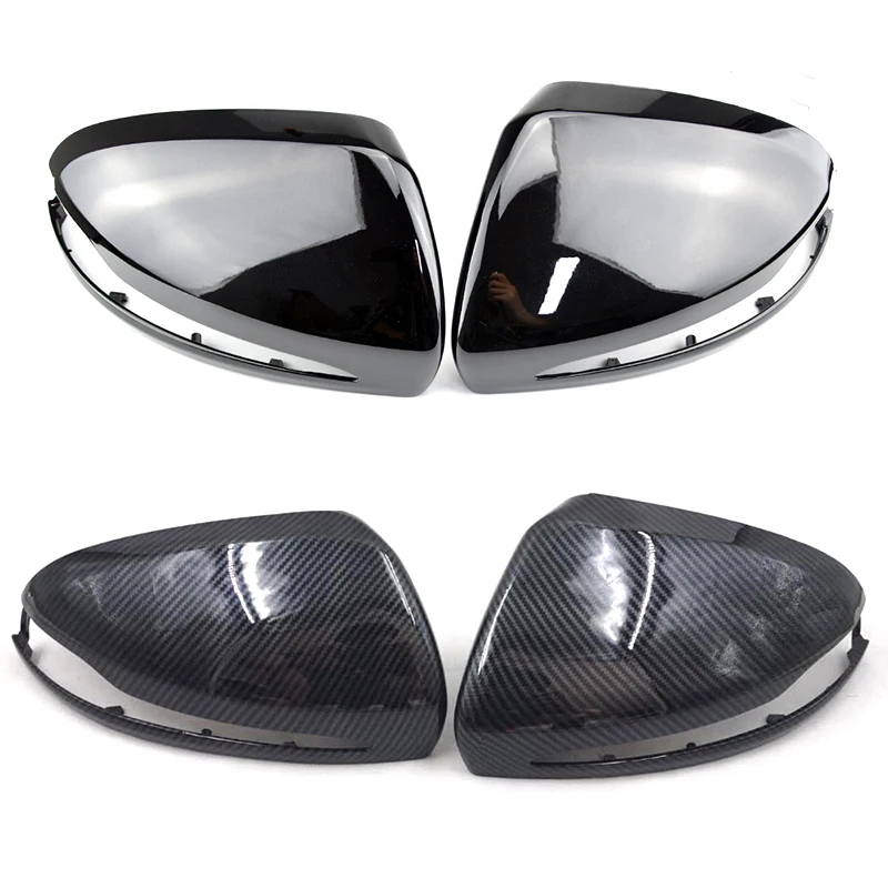 لمرسيدس بنز E GLC S C الفئة W205 W213 X253 W222 سيارة الرؤية الخلفية الجانب مرآة تزيين غطاء الكسوة الملحقات الخارجية السوداء