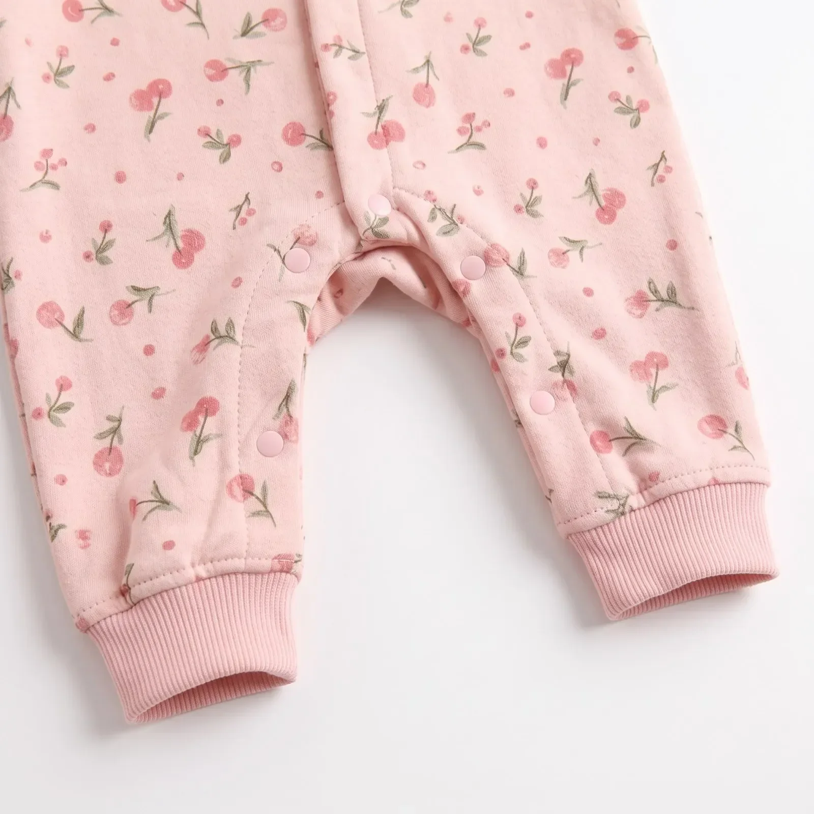 Baby Mädchen Langarm Frühling Herbst Strampler Niedliche Blumenmuster Süße Kleinkinderkleidung – Detail 8