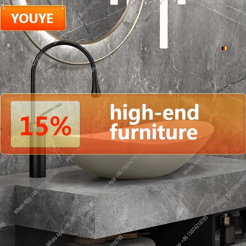 

A63 немецкий креативный настольный умывальник, керамический умывальник, один арт, поднос для умывальника, поверхность ванной комнаты, бассейн