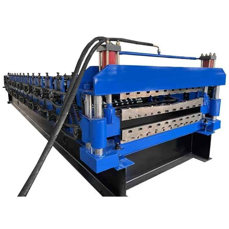 Automatic Single Layer Colored Steel Roof Tile Press Making Machine with PLC Control High Productivity Motor & Pump