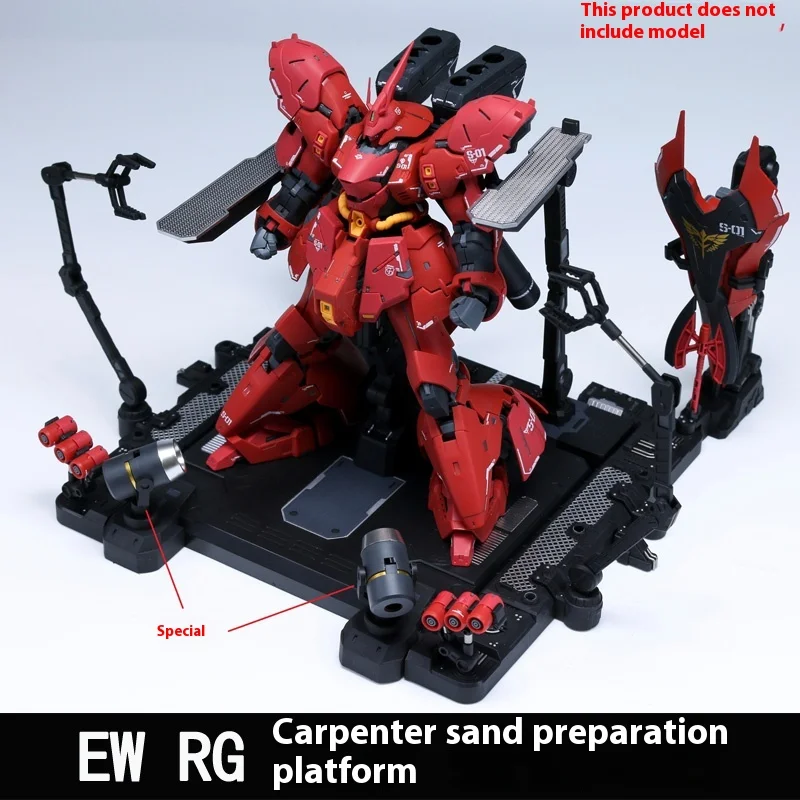 

Универсальная платформа для обслуживания и комплект расширения вешалки для METAL STRUCTURE EW RG 1/144 Sazabi RX-93v, основание модели дисплея