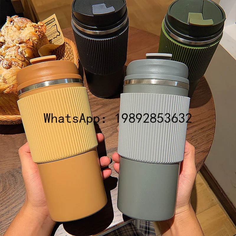 

Portable insulated tumbler for men and women, stainless steel double-walled vacuum water bottle, outdoor convenient coffee mug