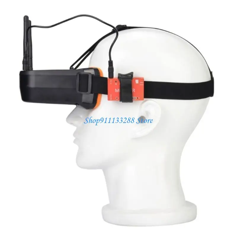Mini moduł FPV DVR z wbudowaną baterią 3.7V 400mAh, rejestrator wideo i dźwięku do quadkopterów, multikopterów i pojazdów. — zdjęcie produktu 2