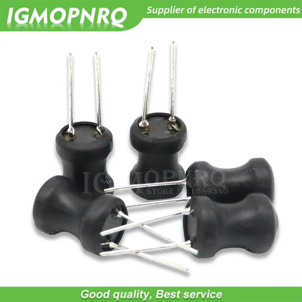 10pcs Unshielded Wirewound DIP power Inductor 0608(6*8mm) 150uH 220uH 330uH 470uH 1mH 2.2mH 3.3mH 4.7mH 10mH I-shaped inductance