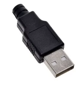 1 Set/5 Set/10 Set Type A Male USB 4 Pin Plug Socket Connector With Black Plastic Cover Adapter Connect USB 2.0 DIY Kit