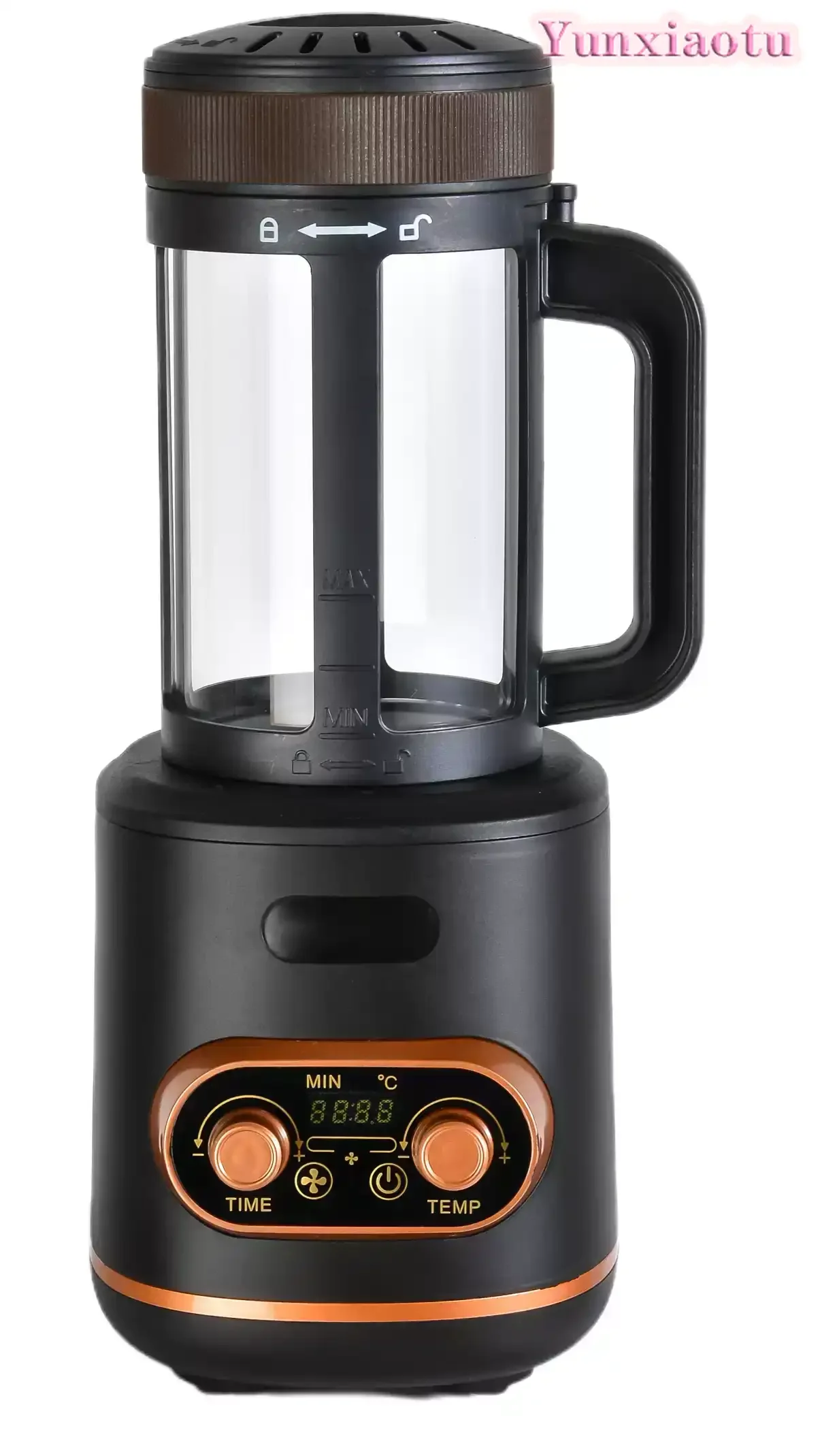 Home Small Hot Air Coffee Bean Roaster, Automatic Electric Roasting Machine for Espresso Green Beans