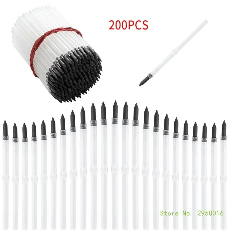 

60/200PCS Inkless Pencil Refill Replacements for Sketching Drawing, Everlasting Pencil Refills Replacement No Sharpening