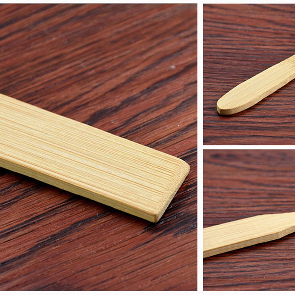 

2pcs Wood Stirring Sticks Bamboo Mixing Rods Coffee Tea Stirrers for Drinks Kitchen Seasoning Gift