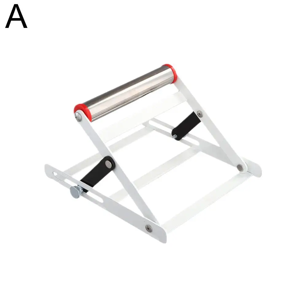 1/2pcs Cutting Machine Support Frame Adjustable Lifting Roller Stand Power Tools Bracket Stainless Steel Lift Workbench Frame