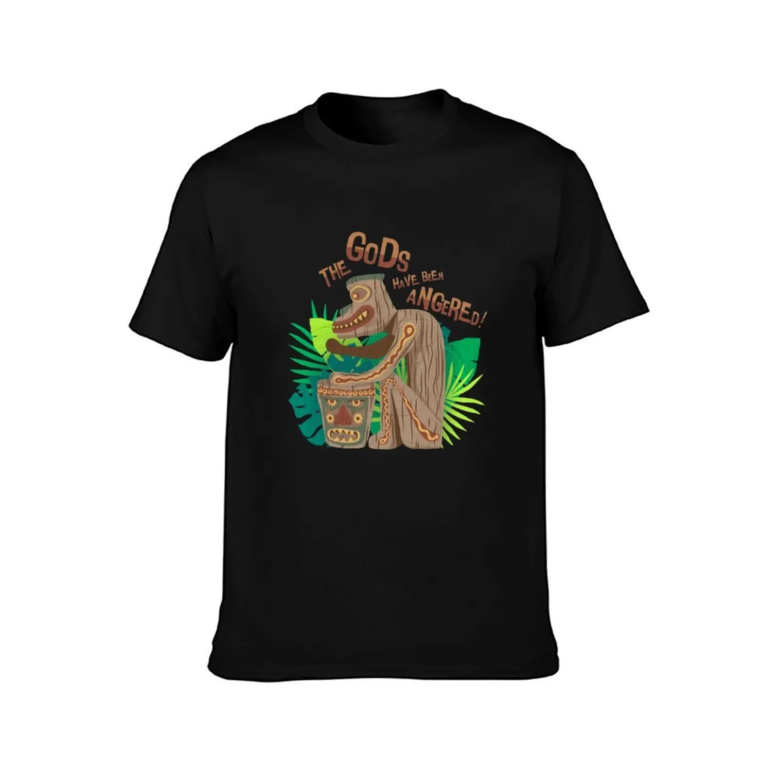 The Gods Have Been Angered! T-Shirt Summer Casual Cotton Tee, Unisex Men Women