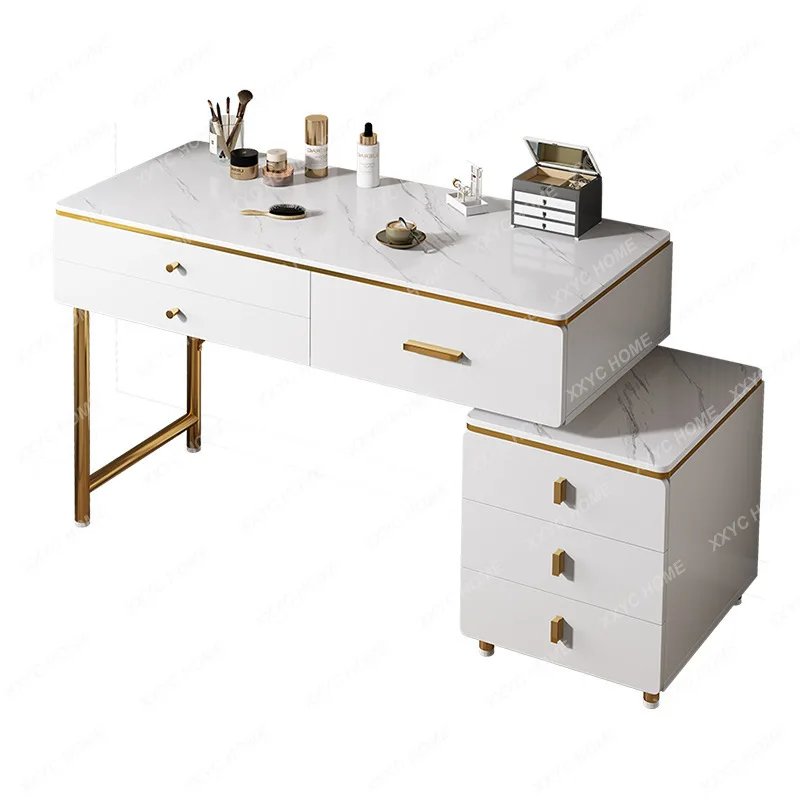 Makeup Table Dresser Bedroom Modern Minimalist Dresser Small Table Girl Light Luxury Cabinet Makeup Table Integrated