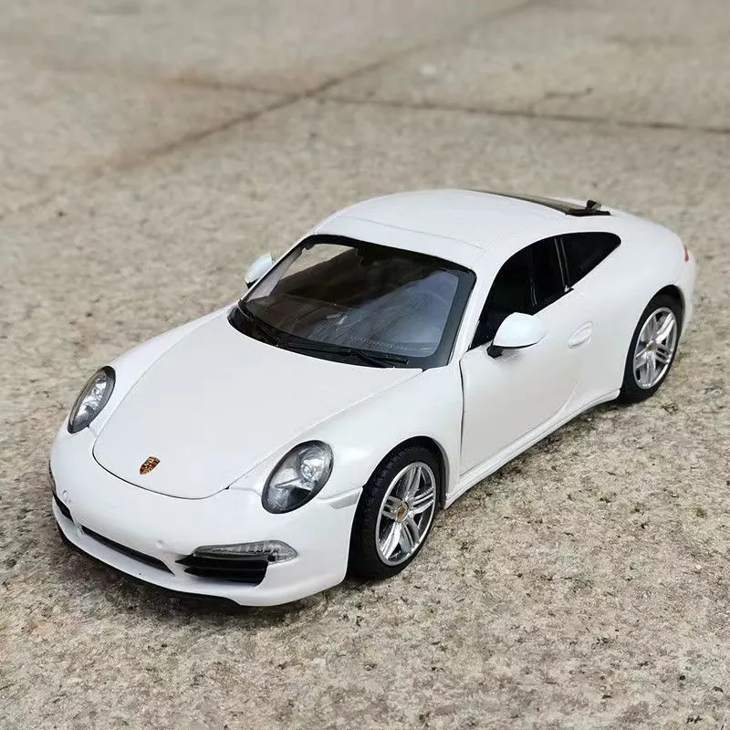 1/24 Porsches 911 Coupe Alloy Sports Car Model Diecast Metal Toy Vehicles High Simulation Collection Boy For Childrens Gifts