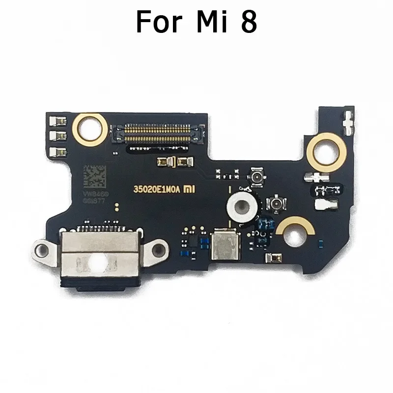 Charging Port For Xiaomi Mi 8 Pro Charge Board For Mi8 SE Lite USB Plug PCB Dock Connector Flex Cable Replacement Parts